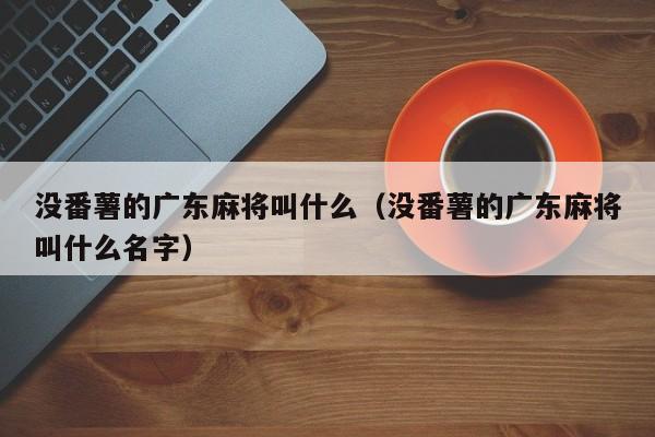 没番薯的广东麻将叫什么(没番薯的广东麻将叫什么名字)