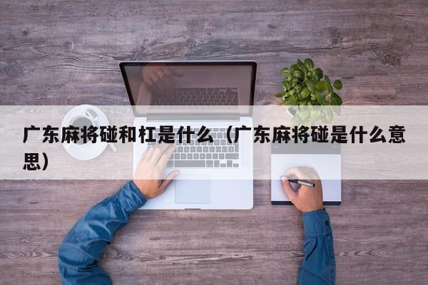 广东麻将碰和杠是什么(广东麻将碰是什么意思)