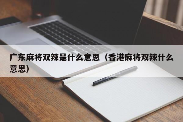 广东麻将双辣是什么意思(香港麻将双辣什么意思)