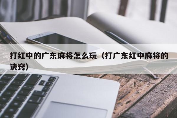 打红中的广东麻将怎么玩(打广东红中麻将的诀窍)